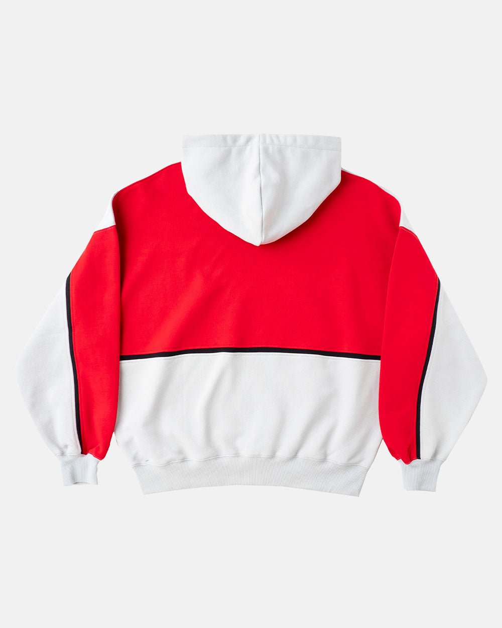 TRAINING HOODIE LIGHT GREY/RED - COLD CULTURE #packshot
