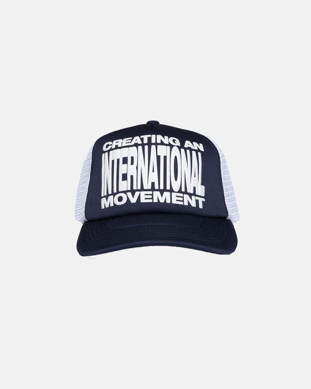 TYPE MODIFICATION TRUCKER CAP BLACKISH BLUE - Cold Culture #packshot