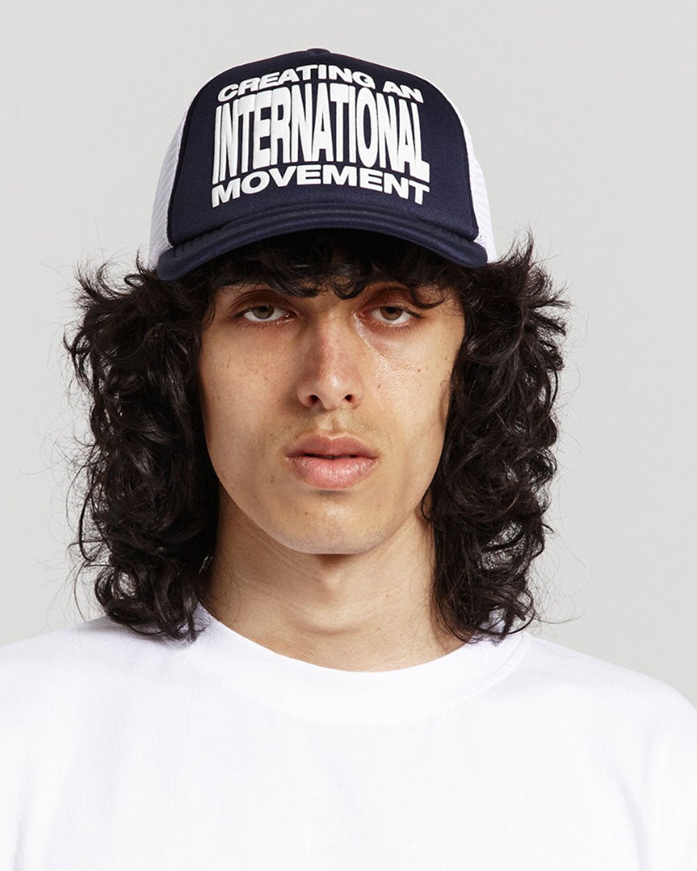 TYPE MODIFICATION TRUCKER CAP BLACKISH BLUE - Cold Culture #man
