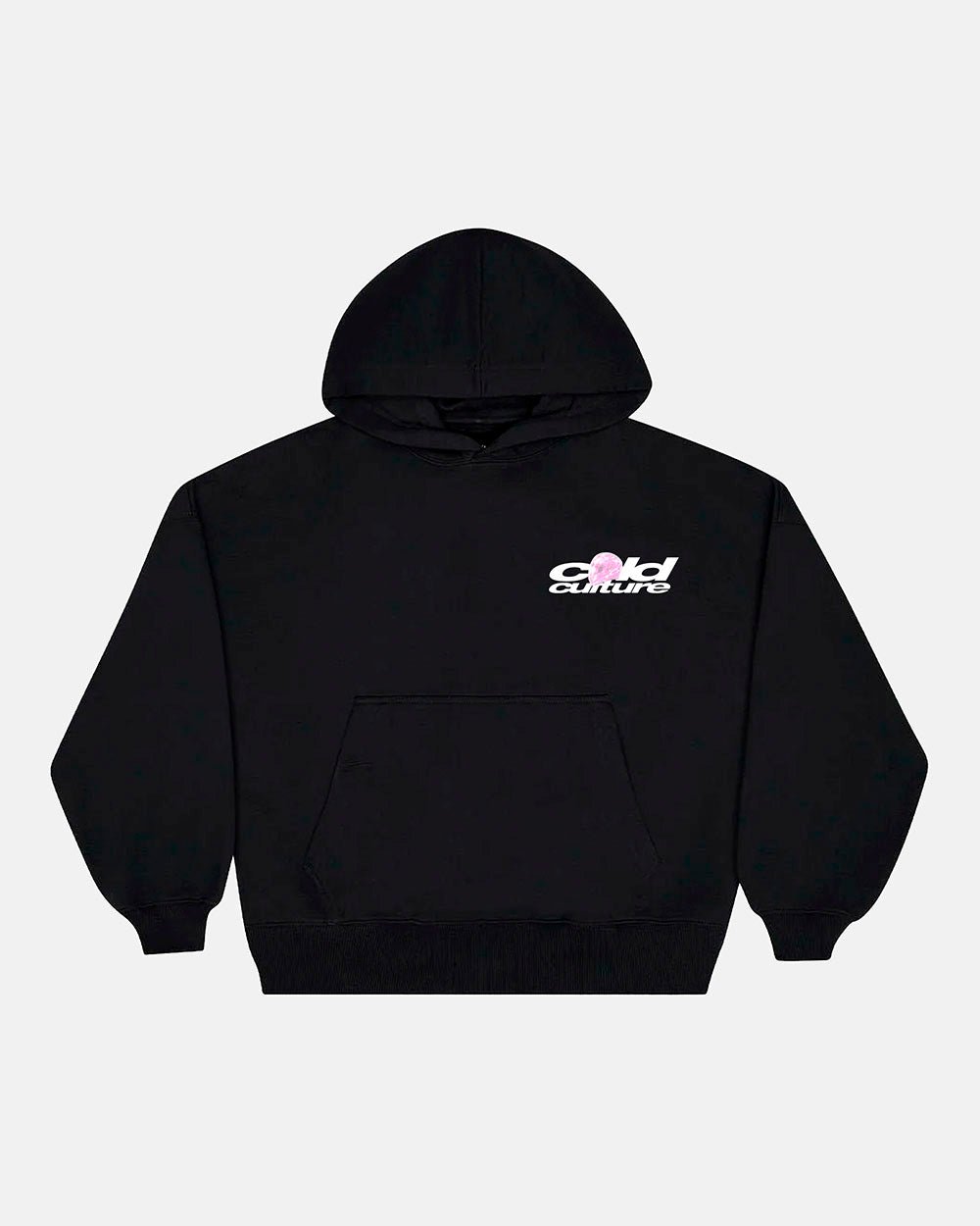 VALENTINO HOODIE BLACK - Cold Culture #packshot