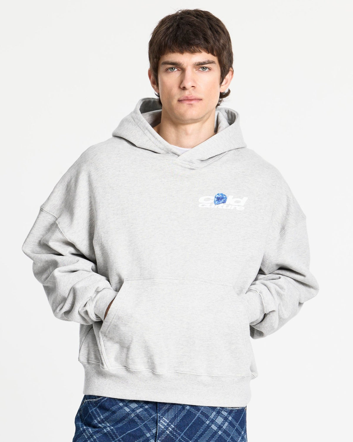 VALENTINO HOODIE HEATHER GREY - Cold Culture #man