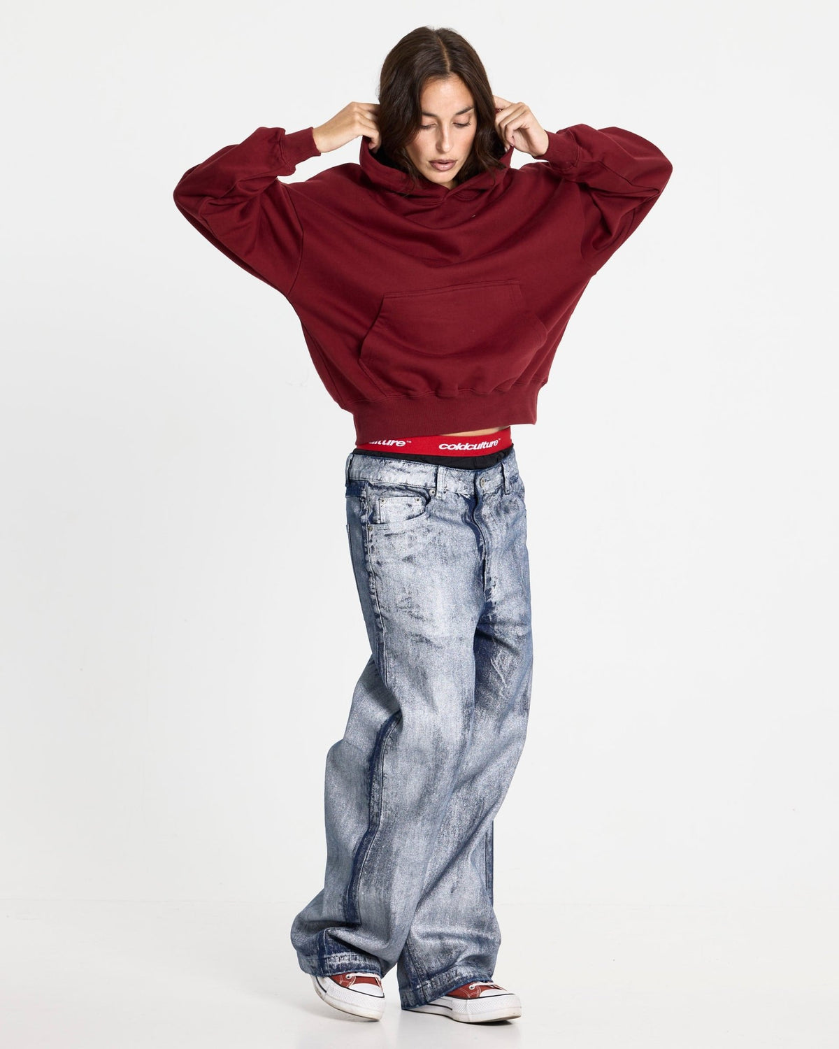 WAXED V2 PANTS MAN DENIM - Cold Culture