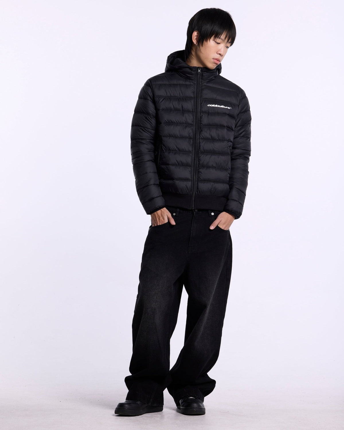 WHEEL PUFFER BLACK - Cold Culture #man