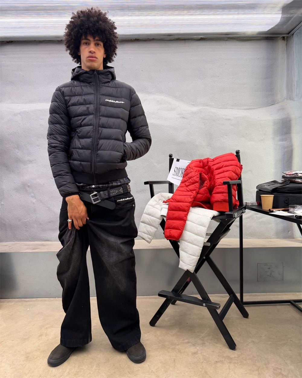 WHEEL PUFFER BLACK - Cold Culture