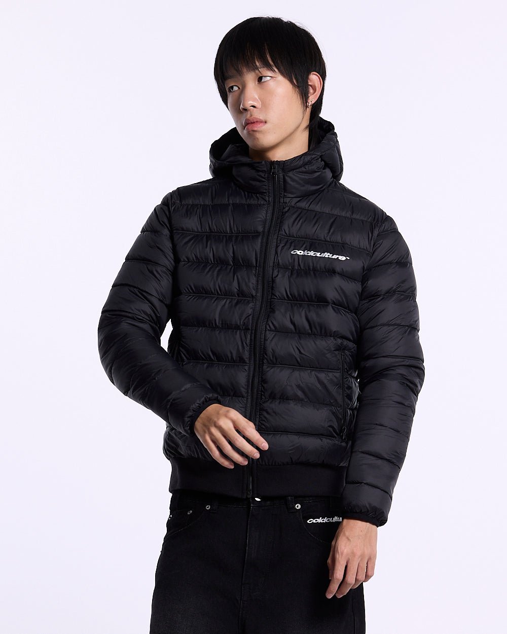 WHEEL PUFFER BLACK - Cold Culture #man