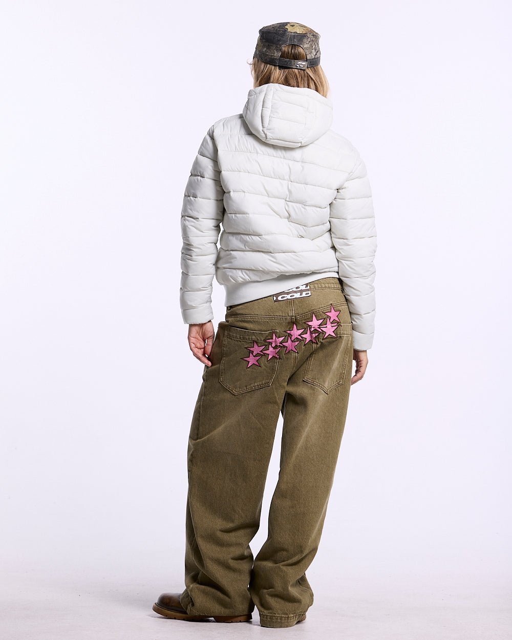 WHEEL PUFFER WHITE - Cold Culture