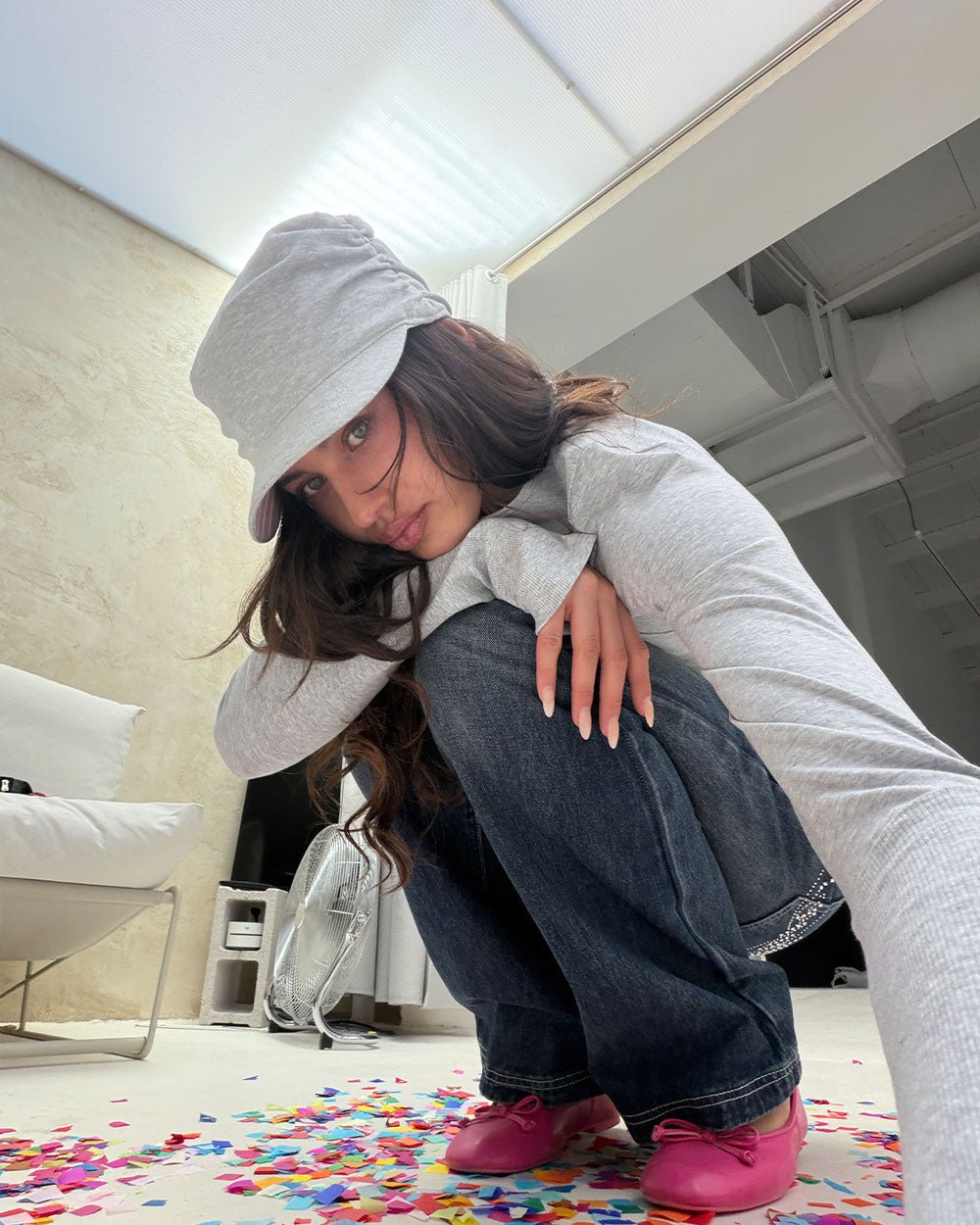 WHIP CAP HEATHER GREY - Cold Culture #woman
