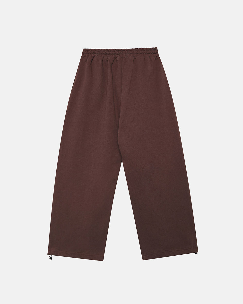 WILD SNAKE SWEATPANTS BROWN - brown baggy sweatpants, back view - Cold Culture #packshot